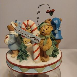 Our America By Yankee Candle Stay On Tops Winter Bears Capper Topper Christmas